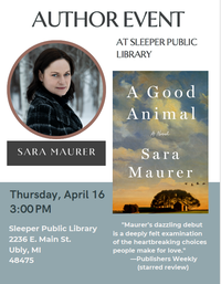 Author Event - Sara Maurer